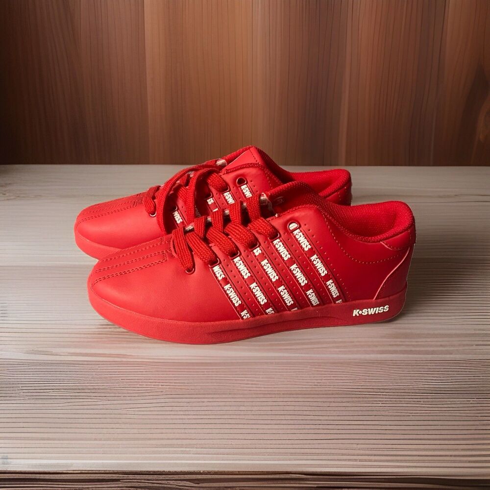 K-Swiss Classic Varsity Low Red Sneakers Women's Size 6 / EU 39 New Without Box